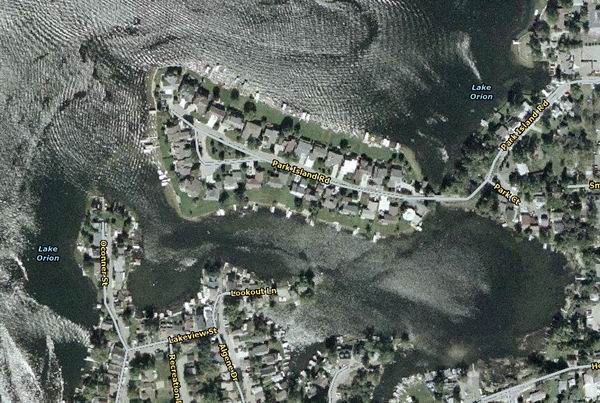 Park Island - Recent Aerial Overlay